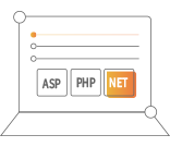 支持ASP、PHP、.Net等多種語言開發(fā)